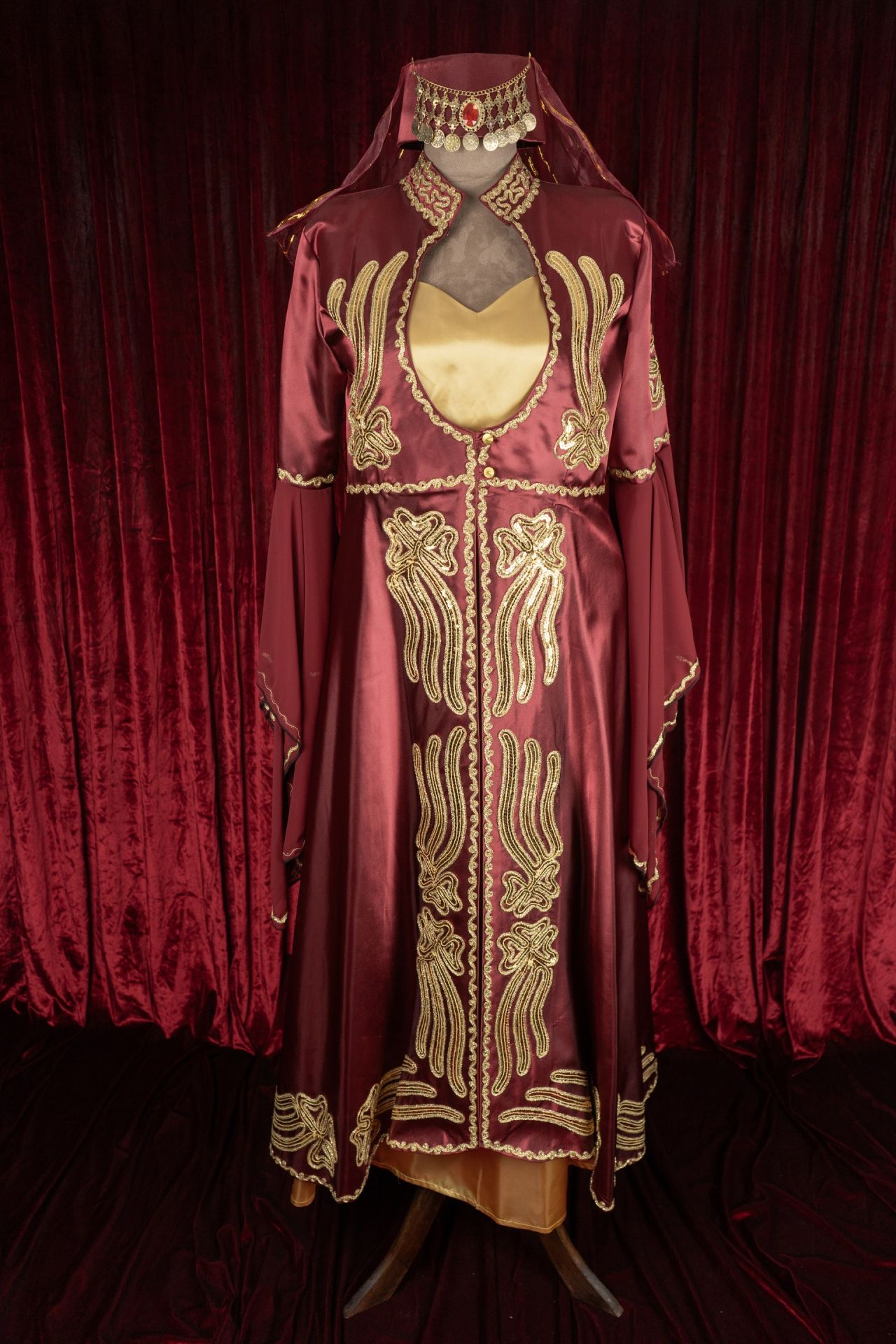 Kına Gecesi Nişan Bindallı Bordo