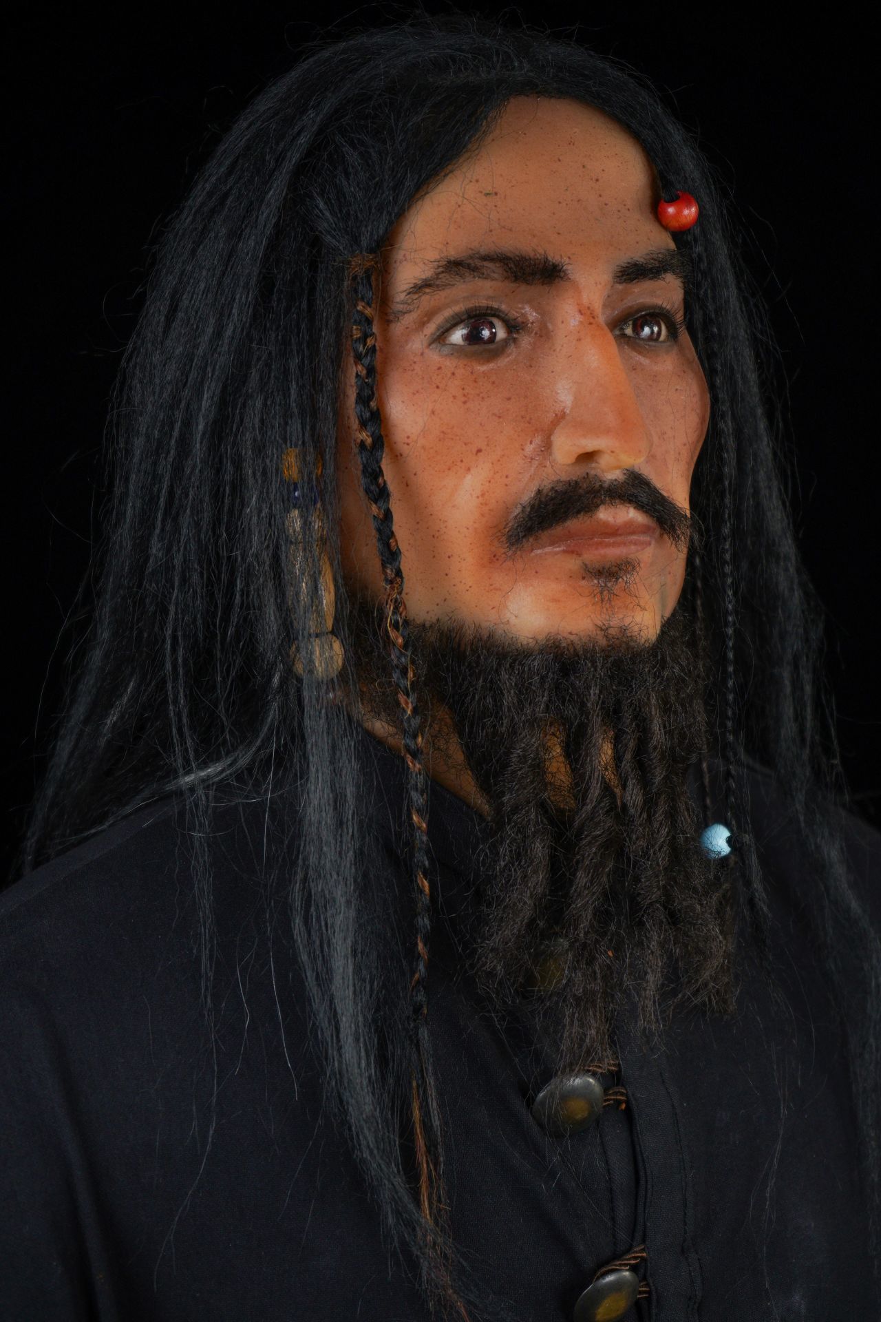 Gerçekçi Korsan Heykel Büst – Balmumu Silikon (FİYAT ALINIZ)