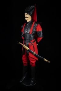 Osmanlı Yeniçeri Kıyafeti – Tarihi Askeri Kostüm (KIRMIZI)
