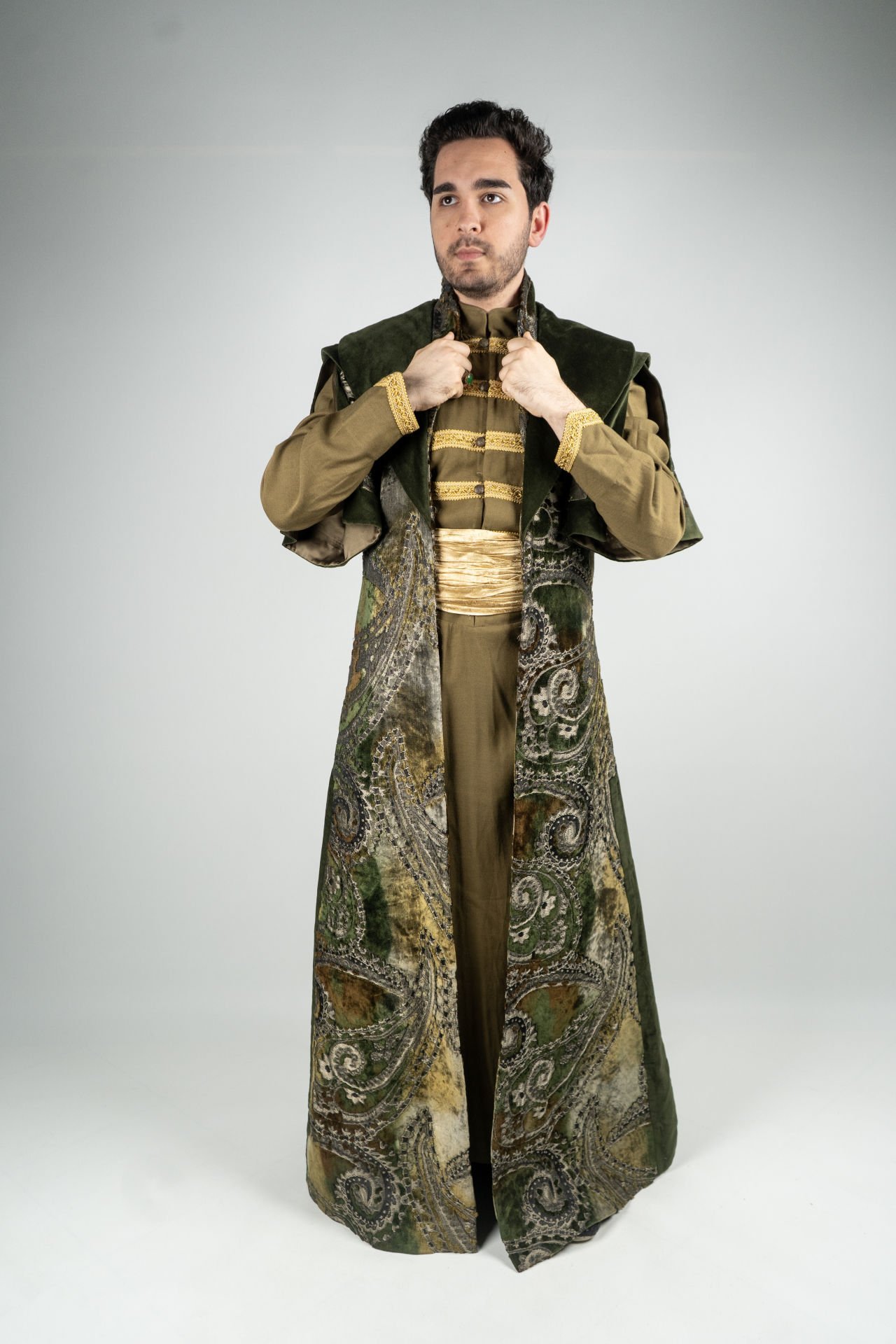 VIP Kadife Desenli Padişah Kaftanı