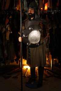 MONGOL SOLDIER SILICONE SCULPTURE