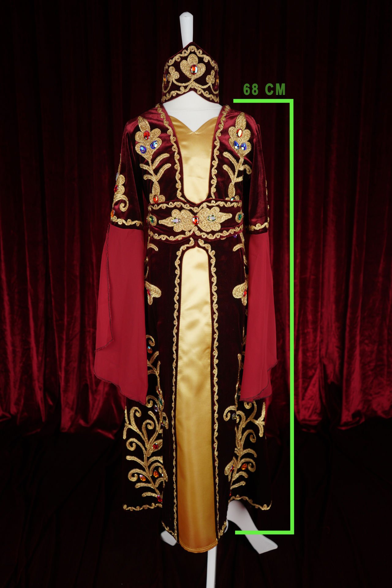 Çocuk Sultan Kostümü 2-3-4 Yaş