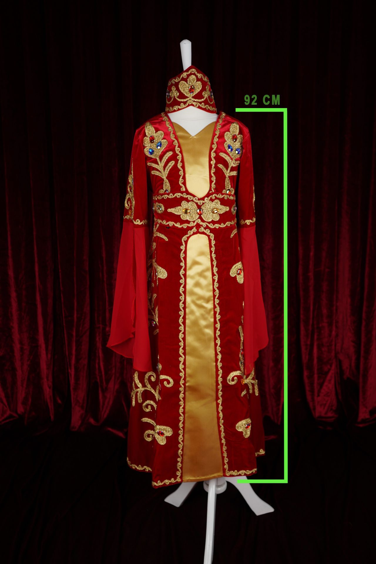 Çocuk Sultan Kostümü 5-6 yaş