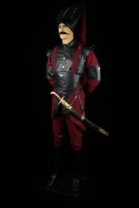 Osmanlı Yeniçeri Kıyafeti – Tarihi Askeri Kostüm (BORDO)