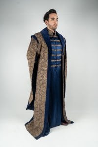 VIP İşlemeli Padişah Kaftanı - Mavi