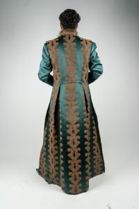 VIP Yeşil İşlemeli Padişah Kaftanı