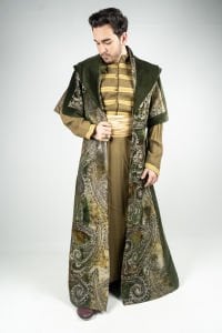 VIP Kadife Desenli Padişah Kaftanı