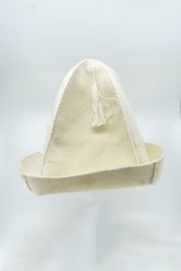 Türk Şapkası - Beyaz