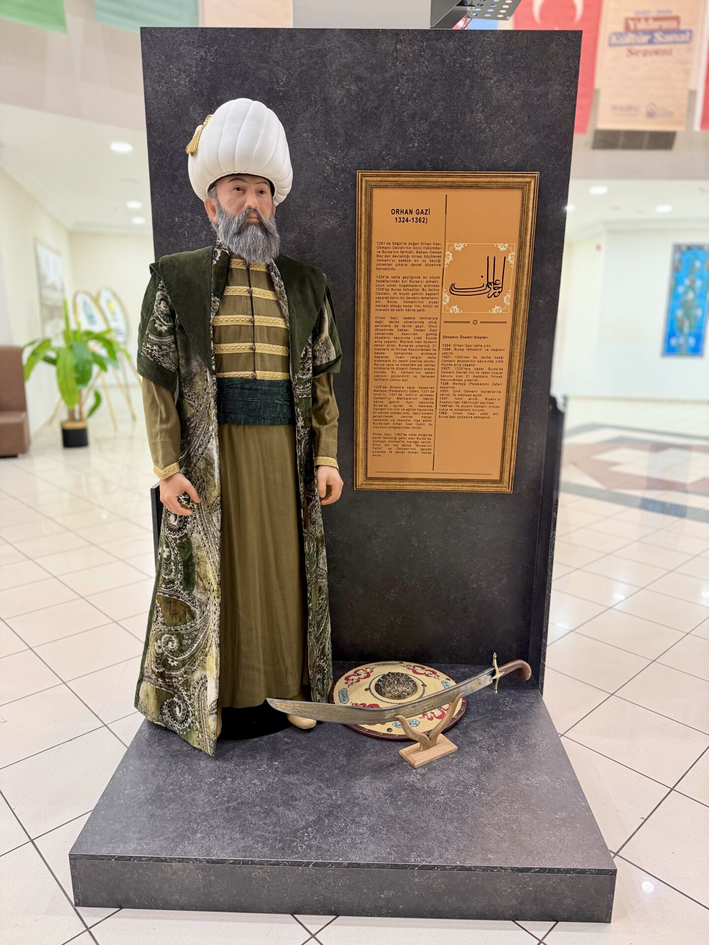 Gerçekçi Orhan Gazi Silikon Heykeli | Osmanlı’nın Kuruluş Dönemi