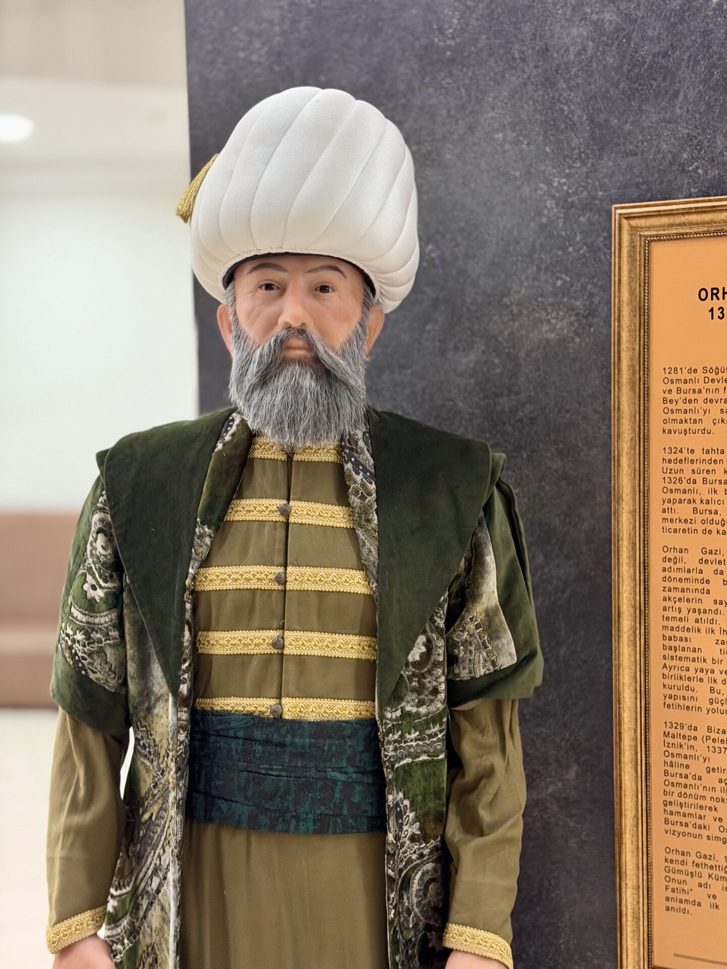 Gerçekçi Orhan Gazi Silikon Heykeli | Osmanlı’nın Kuruluş Dönemi