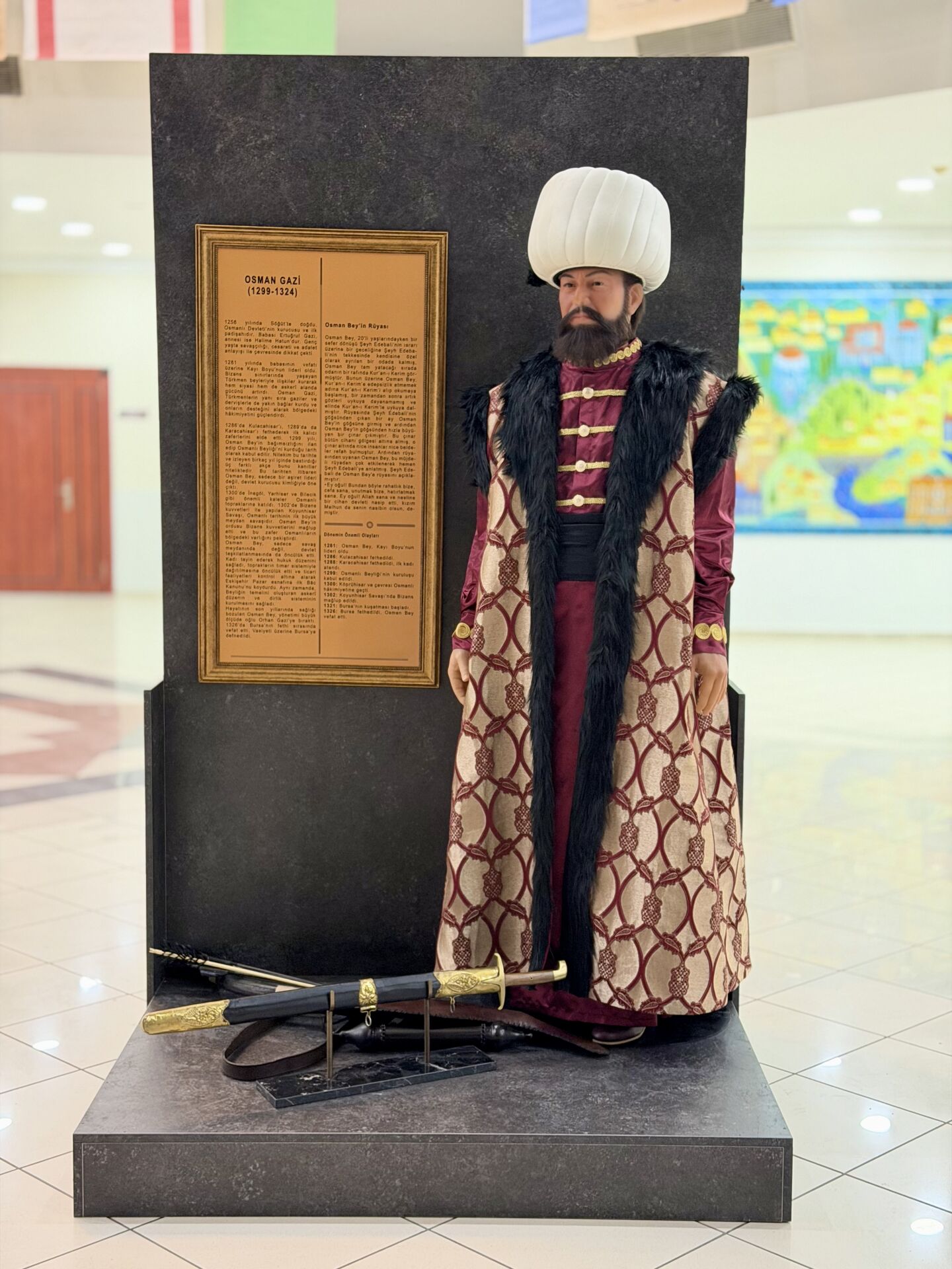 Gerçekçi Osman Gazi (I. Osman) Silikon Heykeli | Osmanlı’nın Kurucusu | Osmanlı Padişahları Serisi