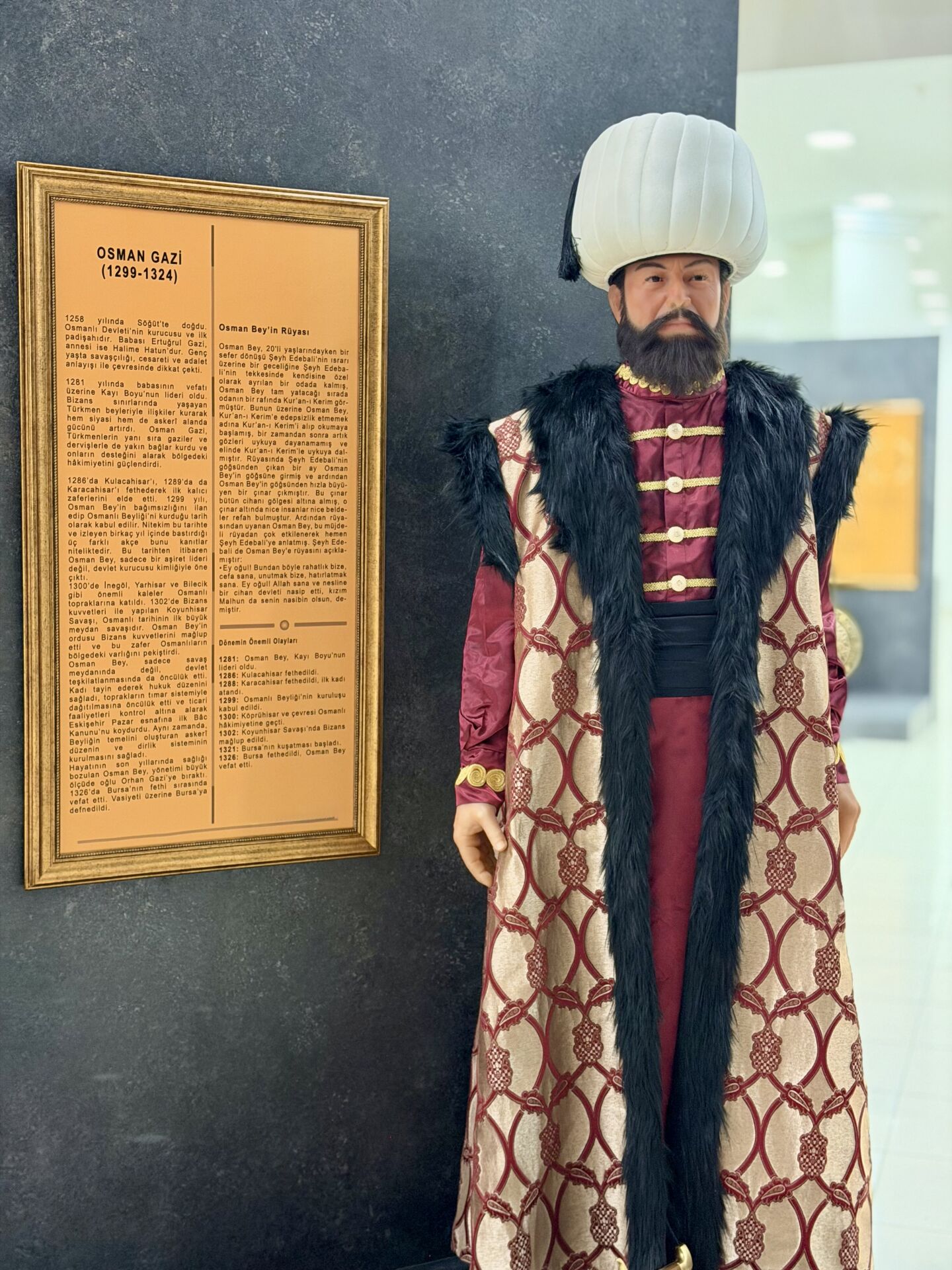 Gerçekçi Osman Gazi (I. Osman) Silikon Heykeli | Osmanlı’nın Kurucusu | Osmanlı Padişahları Serisi