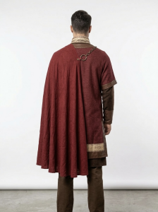 (Fiyat Alınız) Bizans Muhafız Kostümü, Doğu Roma Askeri Kıyafeti, Pelerinli Ortaçağ Şövalyesi, Tarihi Dönem Savaşçı Kostümü Kiralama