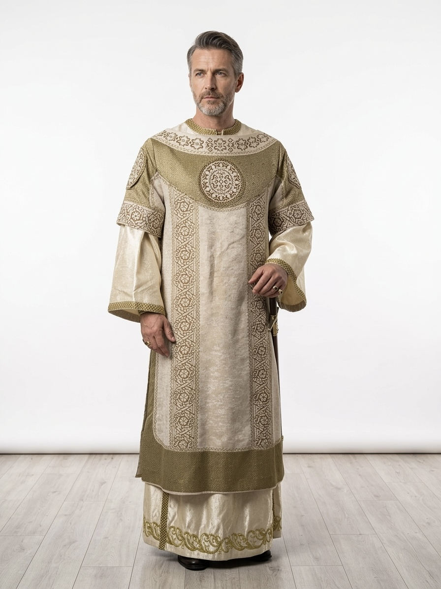 (Fiyat Alınız) Bizans İmparator Kostümü, Doğu Roma Soylusu, Kostüm Kiralama (Konstantin, Theodosius)