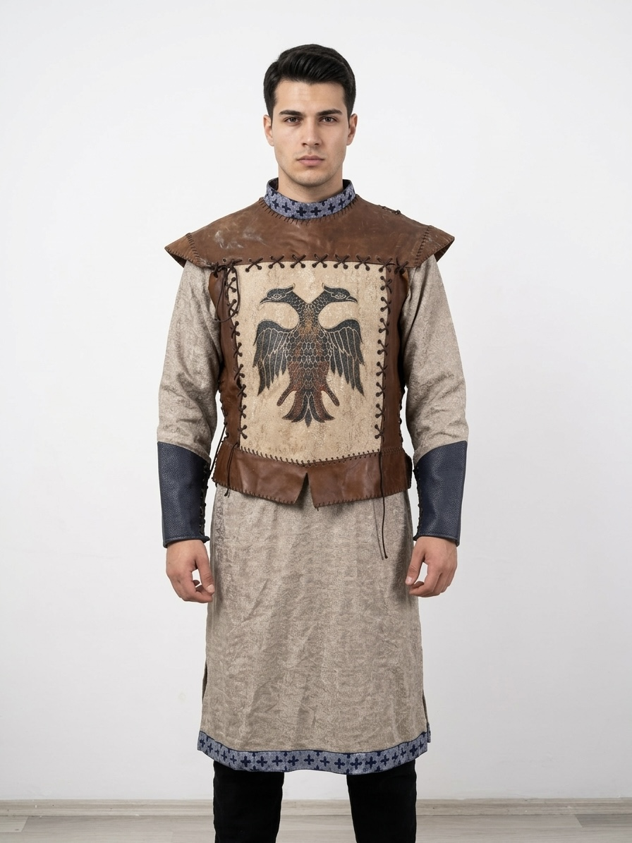 (Fiyat Alınız) Bizans Askeri Kostümü, Doğu Roma Savaşçı Zırhı, Kiralık Tarihi Ordu Kıyafeti