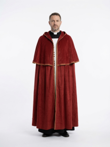 (Fiyat Alınız) Kardinal Kıyafeti, Kiralık Kilise Görevlisi Cübbesi, Tarihi Ruhban Sınıfı Kostümü