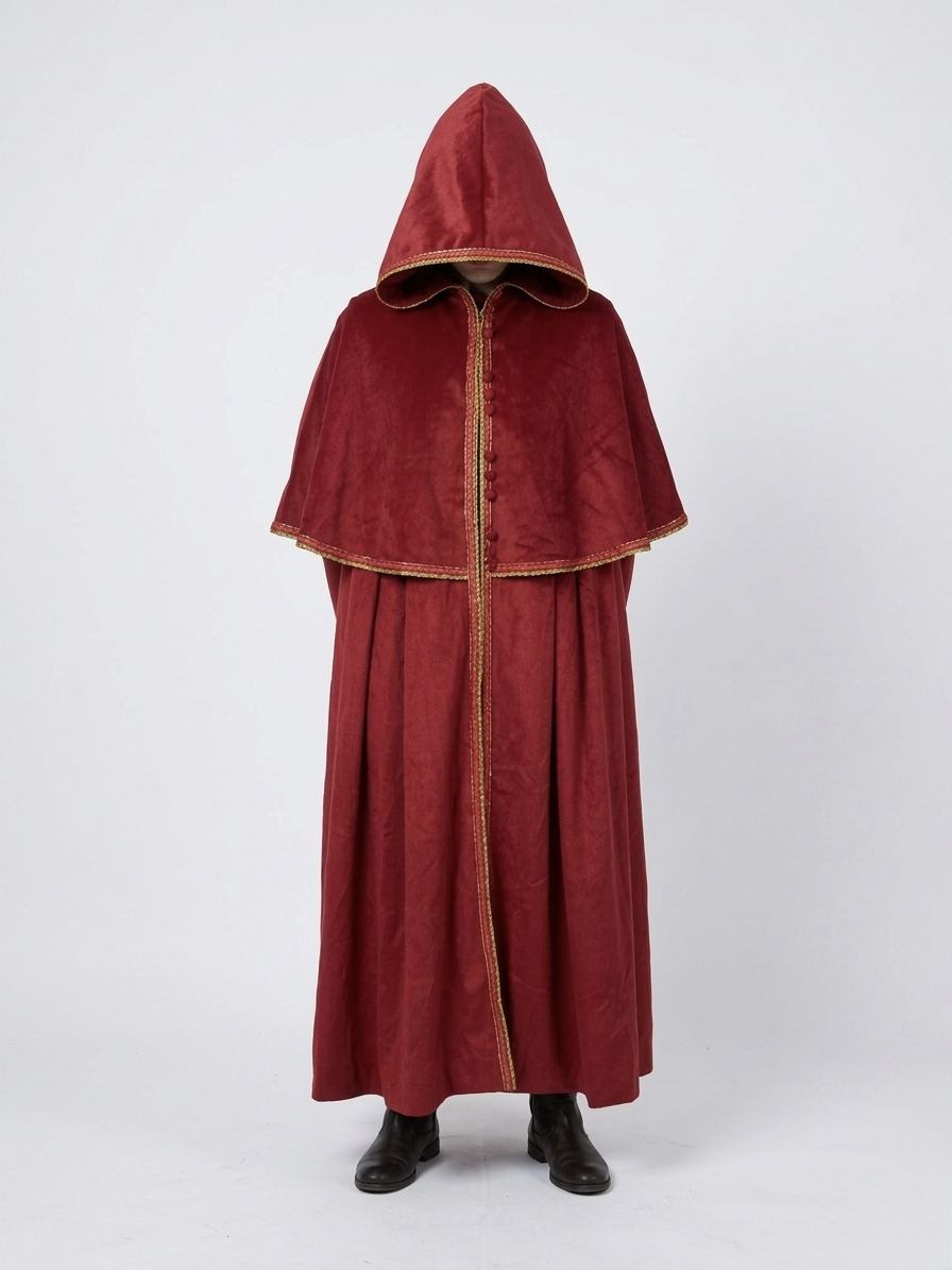 (Fiyat Alınız) Kardinal Kıyafeti, Kiralık Kilise Görevlisi Cübbesi, Tarihi Ruhban Sınıfı Kostümü