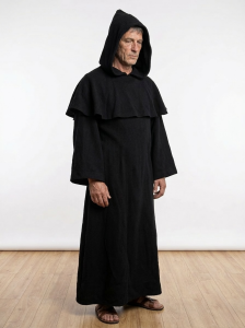 Geleneksel Keşiş Kostümü - Orta Çağ Rahip Kıyafeti - Kostüm Kiralama
