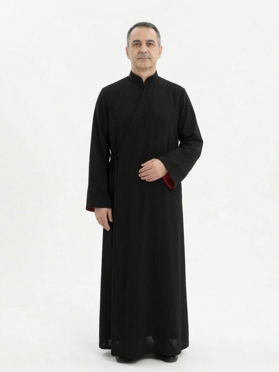 (Fiyat Alınız) Ortodoks Rahip Kostümü - Süryani Rahip Kıyafeti (KİRALIK)