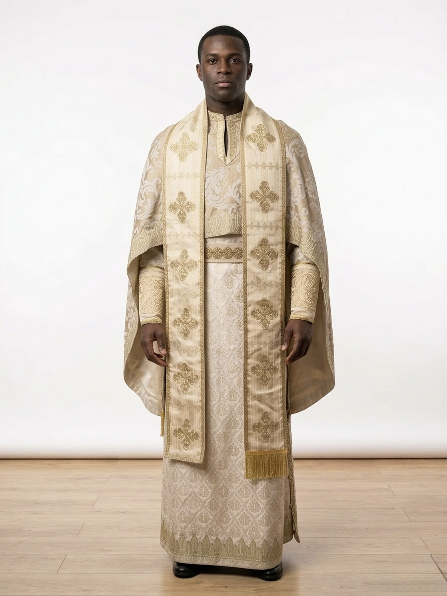 (Fiyat Alınız) Papa Kostümü - Katolik Ruhani Lider Cübbesi (KİRALIK)