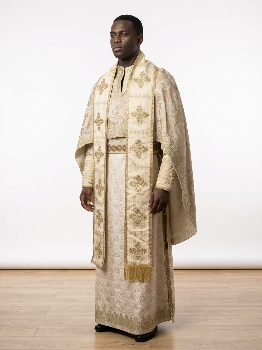 (Fiyat Alınız) Papa Kostümü - Katolik Ruhani Lider Cübbesi (KİRALIK)