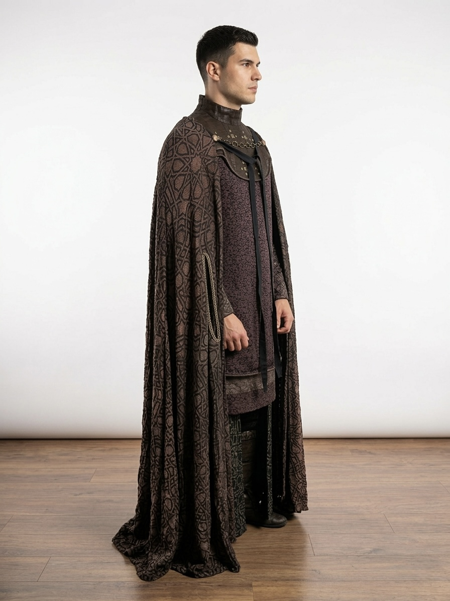 (Fiyat Alınız) Bizans İmparatoru Kostümü - Konstantin Kıyafeti (KİRALIK)