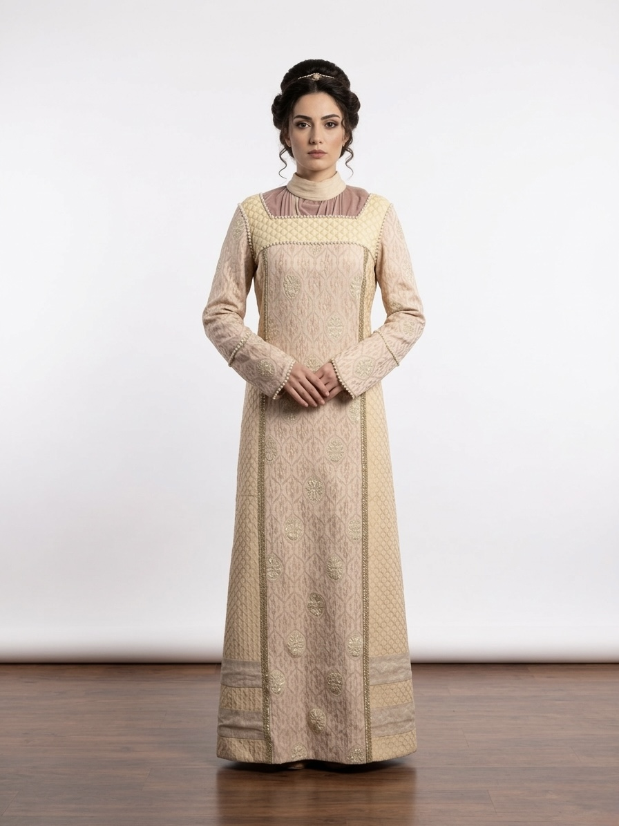 (Fiyat Alınız) Roma & Bizans Soylu Kadın Kostümü (KİRALIK)