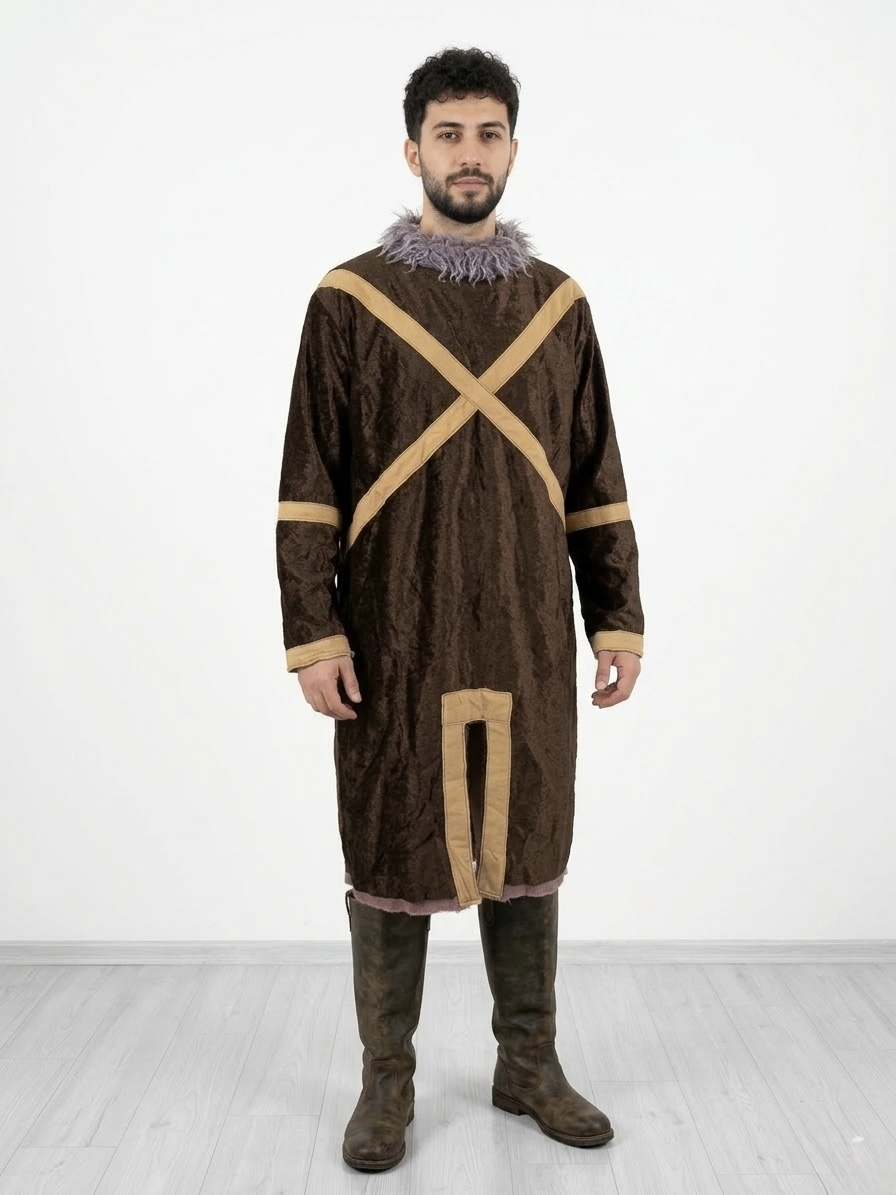 (Fiyat Alınız) Roma ve Bizans Gönüllü Asker Kostümü - Tarihi Dönem Savaşçı Kıyafeti (KİRALIK)