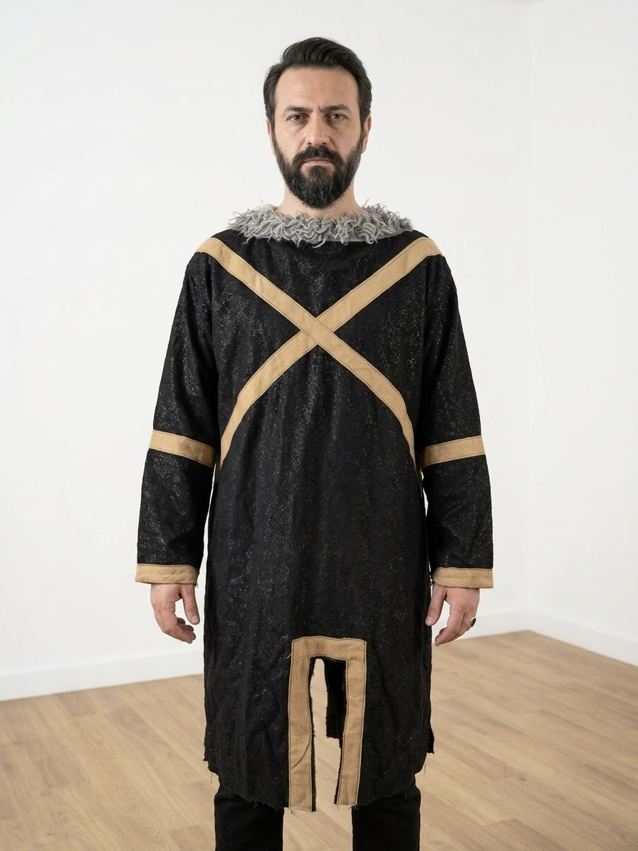 (Fiyat Alınız) Roma ve Bizans Gönüllü Asker Kostümü - Tarihi Dönem Savaşçı Kıyafeti (KİRALIK)