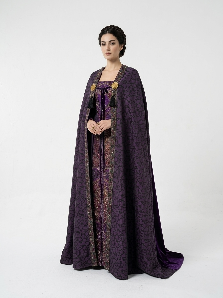 (Fiyat Alınız) Tarihi Dönem Kraliçe & İmparatoriçe Kostümü - Kiralık Görkemli Saray Kıyafeti