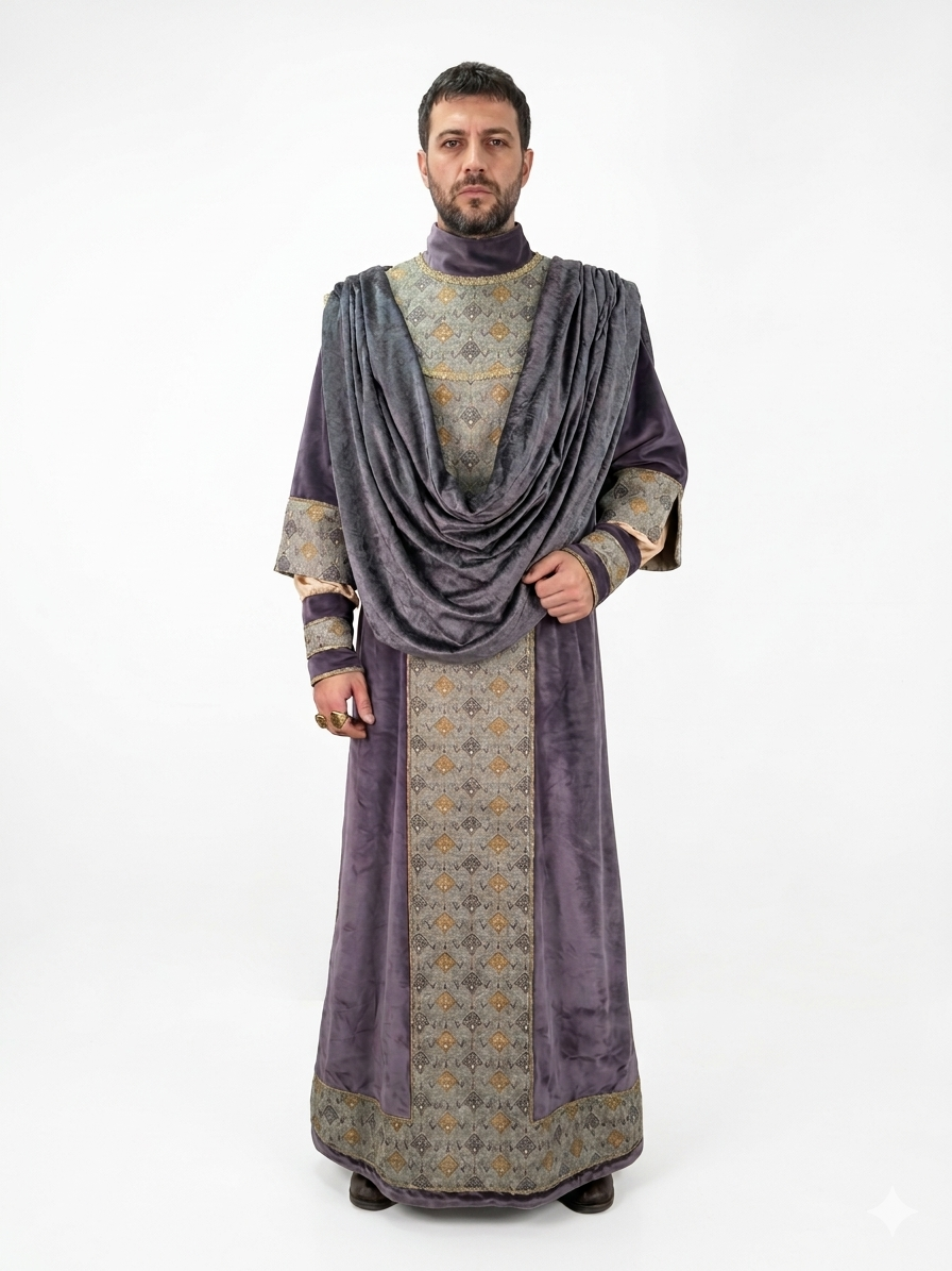 (Fiyat Alınız) Tarihi Dönem Kral Kostümü - Kiralık Görkemli Saray Kıyafeti