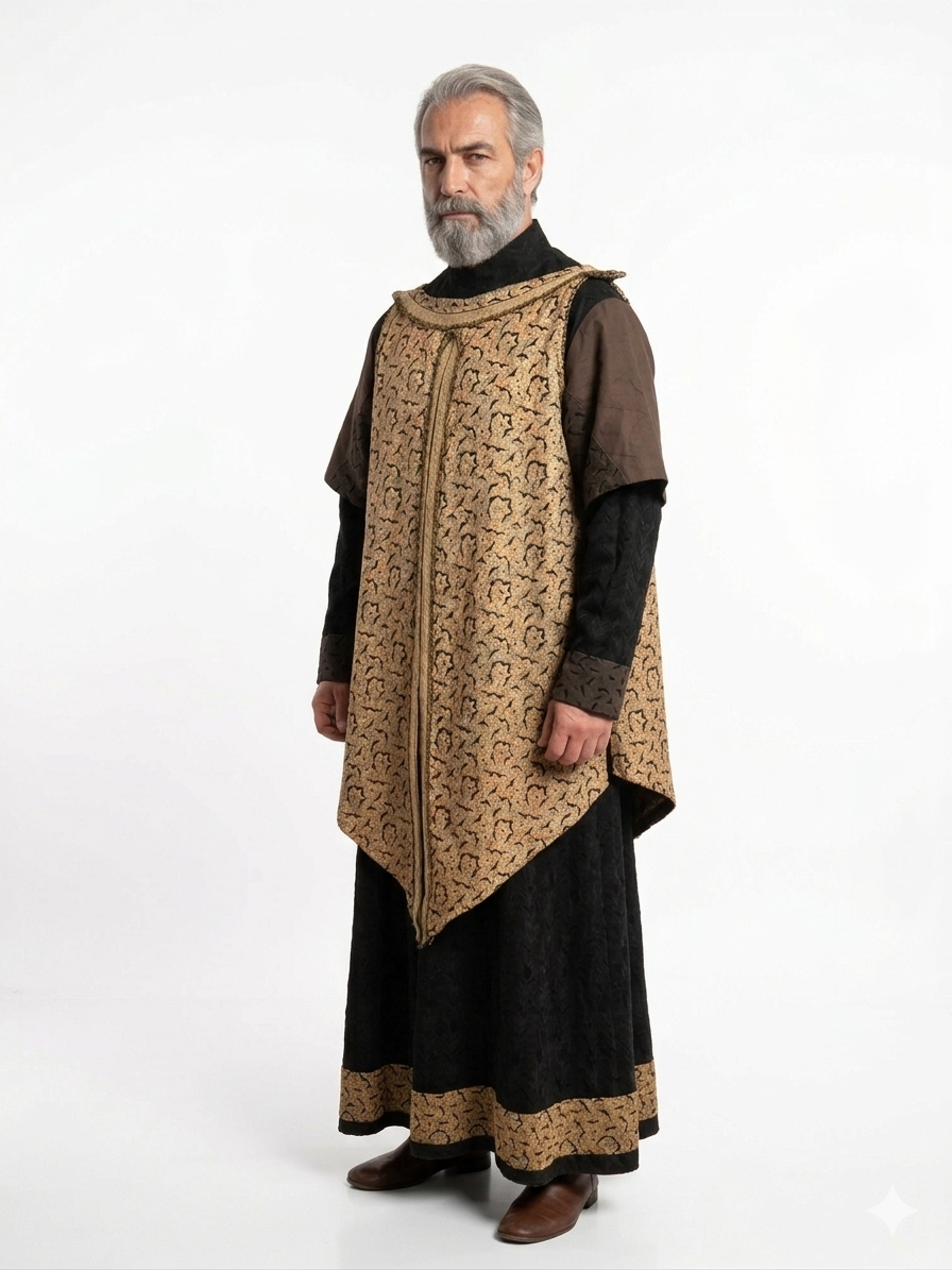 (Fiyat Alınız) Tarihi Dönem Megadük Kostümü - Kiralık Bizans Soylu Kıyafeti