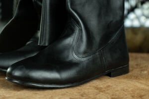 Gusseted Leather Boots