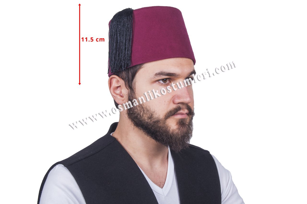 OSMANLI FESİ - Bordo